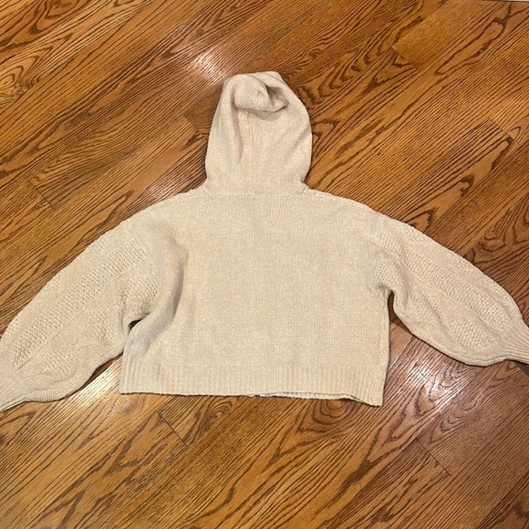 Sunday Stevens Woman’s Hooded Sweater Zip Up Size S/M - Picture 4 of 6